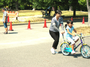 ★4/13（土）・６/1（土）サイクルセンターにて親子自転車学校を開催しております。